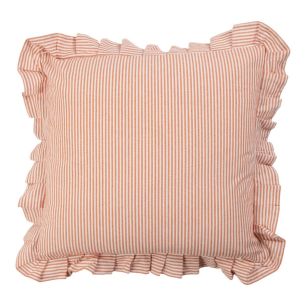 Cushion Nina stripe orange 45x45cm