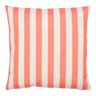 Cushion Outdoor striped pink/white  45 x 45 cm 