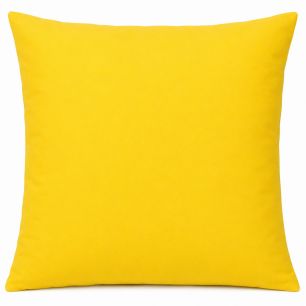 Cushion Outdoor solid yellow 45x45cm 