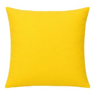 Outdoor-Kissen einfarbig Gelb 45x45cm 
