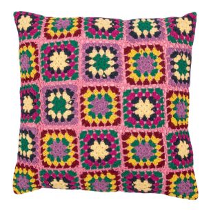 Cushion crochet mutli combo 1 45x45cm