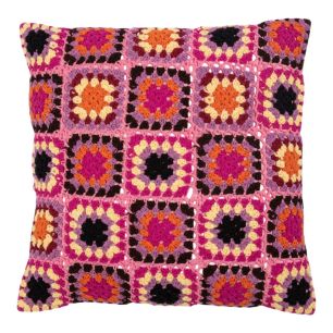 Cushion crochet mutli combo 2 45x45cm