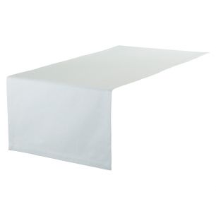 Monique Chemin de table bleu glacier 42x145cm 