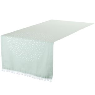 Donja Chemin de table menthe vert 42x150cm 
