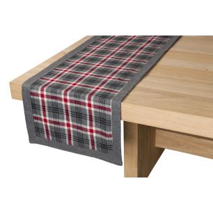Scotland Tablerunner red 42x145cm 