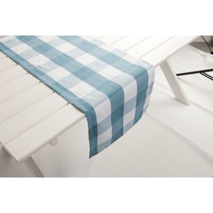 Tablerunner Marbella Tafelloper blauw 42x145cm 