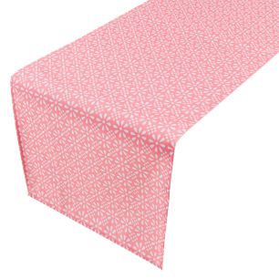 Daisy Flower Chemin de table d’extérieur fraise 42x145cm 