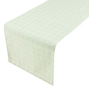 Daisy Flower Coussin de siège d’extérieur vert 42x145cm 