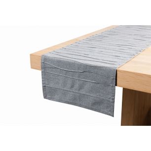 Malmo Tafelloper licht grijs 40x150cm 