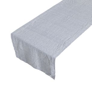 Sara Stonewash Tischläufer indigo Blau 50x140cm 