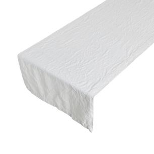 Sara Stonewash Tischläufer Silber Grau 50x140cm 