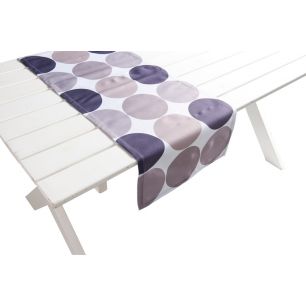 Nandine Outdoor Tafelloper taupe/grijs 42x145cm 