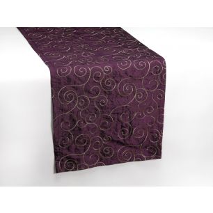 Florence Tafelloper paars 43x240cm 