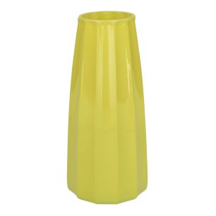 Vase Gemma Line Finish Yellow