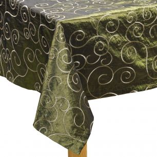 Florence Tablecloth Textile green 142x220cm 