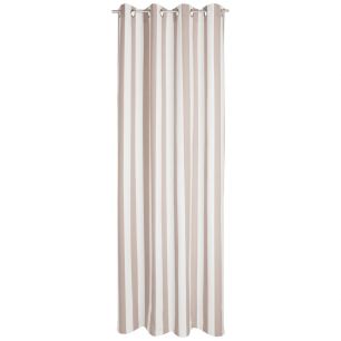 Mireille curtain nature 140 cm x 260 cm 8 rings