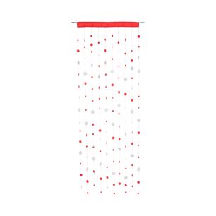 Snowfall Rideau fils rouge 90x250cm 
