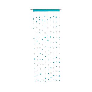 Snowfall Rideau fils aqua 90x250cm 