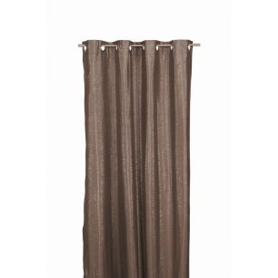 Sparkle Rideau taupe 140x260cm (8 rings)