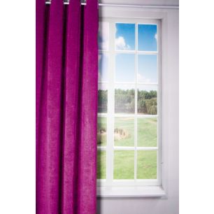 Luciano gordijn magenta 140x245cm (8rings)