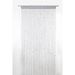 Helena Pearls Draadgordijn licht grijs 90x250cm 