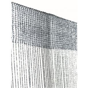 Marissa Lurex Stringcurtain black/silver 90x250cm 