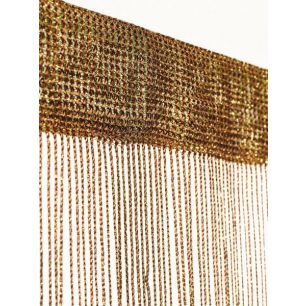Marissa Lurex Stringcurtain gold/brown 90x250cm 