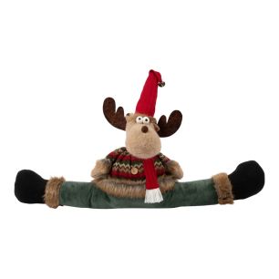 Windstopper Rendier rood muts en bel 85cm