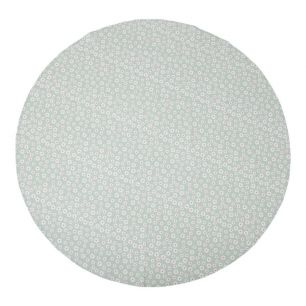 Daisy Flowers Tafelkleed Textiel groen rond 160cm 