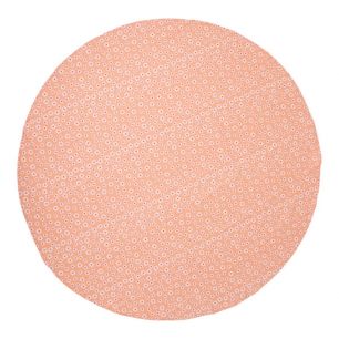 Daisy Flowers Tafelkleed Textiel oranje rond 160cm 