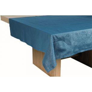 Sparkle Tablecloth Textile black 140x240cm 