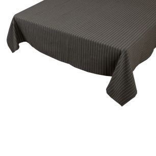 Pinstripe Tafelkleed Textiel sage groen 140x300cm 