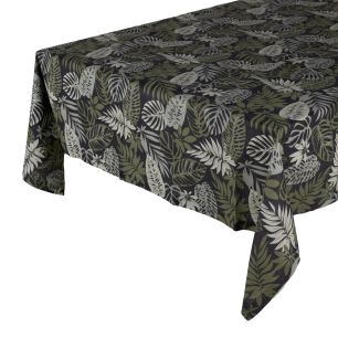 Kendra Jungle Tischdecke Tekstil schwarz grün 140x250cm 