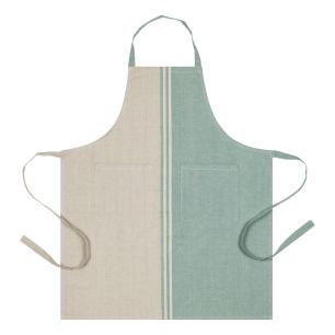 Middle Stripes Apron green 75x90cm 