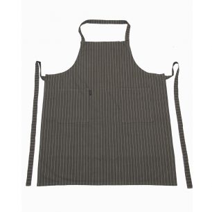 Pinstripe Sage Apron green 75x90cm 
