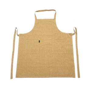 Pinstripe Apron yellow 75x90cm 