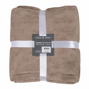 Plaid Marmaris Taupe 140x200cm