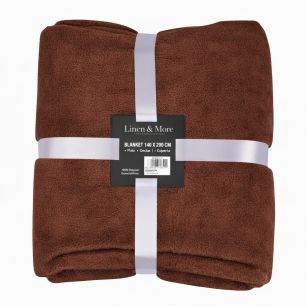 Plaid Marmaris Marron 140x200cm