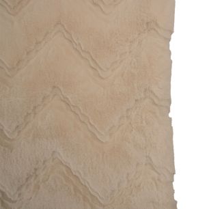 Plaid Zig Zag Beige 140x200cm