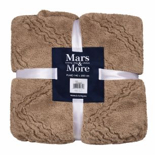 Plaid Zig Zag Taupe 140x200cm