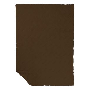 Plaid Zig Zag Taupe 140x200cm