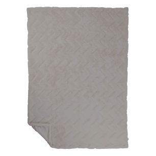 Plaid Zig Zag Grey 140x200cm