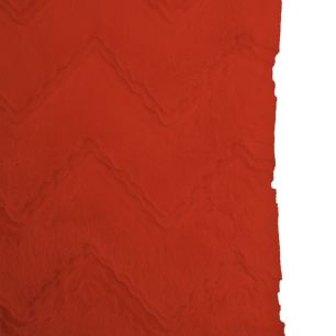 Plaid Zig Zag Orange 140x200cm