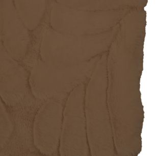 Plaid Leafs Taupe 140x200cm