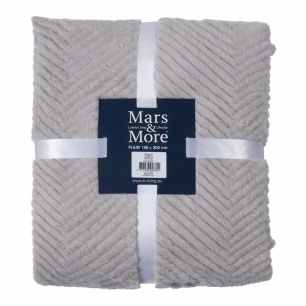 Plaid Herringbone Grey XL 200x240cm