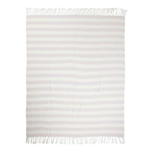 Plaid rayures violet 150x200cm