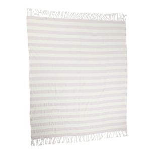 Plaid rayures violet 150x200cm