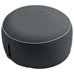 St. Maxime Outdoor d.grey Pouf 55 round x 25 cm high