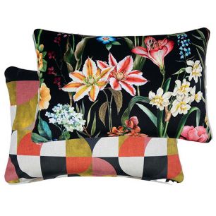 Bray kussen zwart 30x50 cm