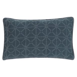 Graphic Stonewash Cushion blue 30x50cm 